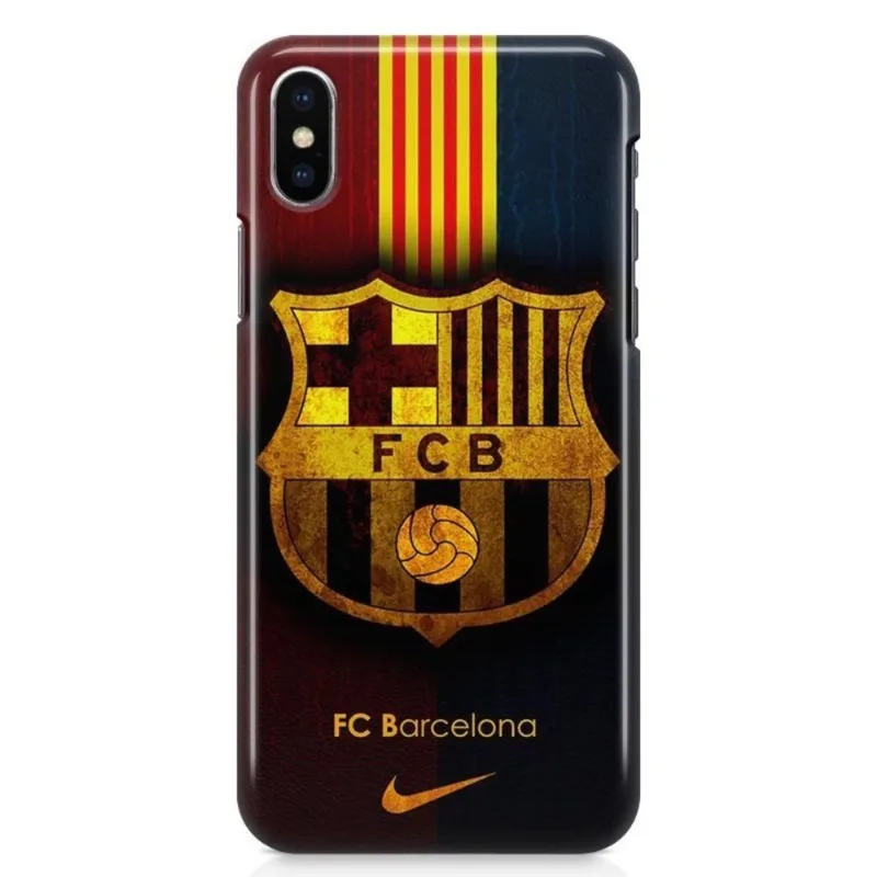 Kit Capa iPhone X - Barcelona + Pel Vidro BD1