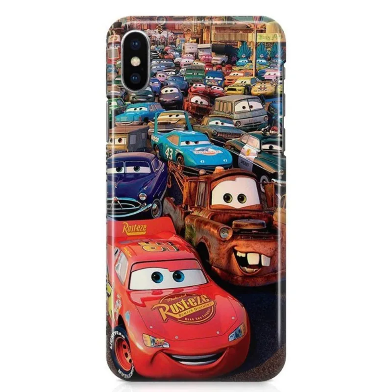 Kit Capa iPhone X - Carros + Pel Vidro BD1