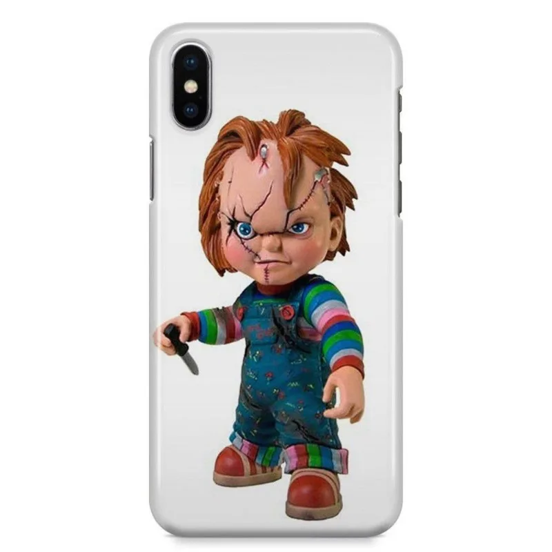 Kit Capa iPhone X - Chucky O Boneco Assassino+ Pel Vidro BD1