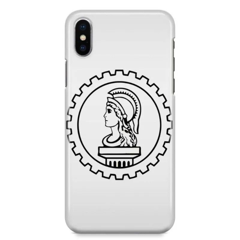 Kit Capa iPhone X - Simbolo Engenharia + Pel Vidro BD1