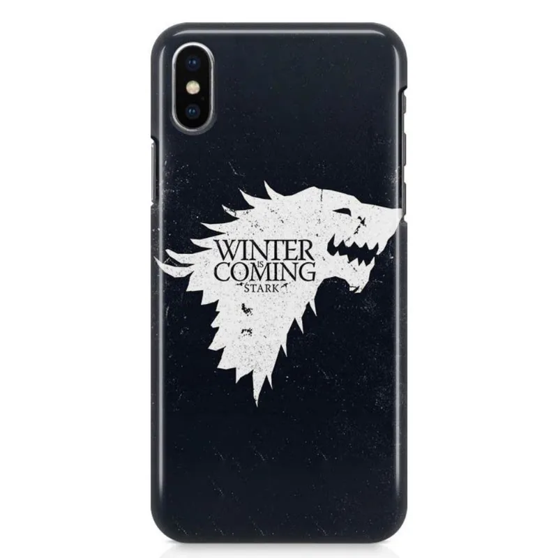 Kit Capa iPhone X - Game of Thrones GOT + Pel Vidro BD1