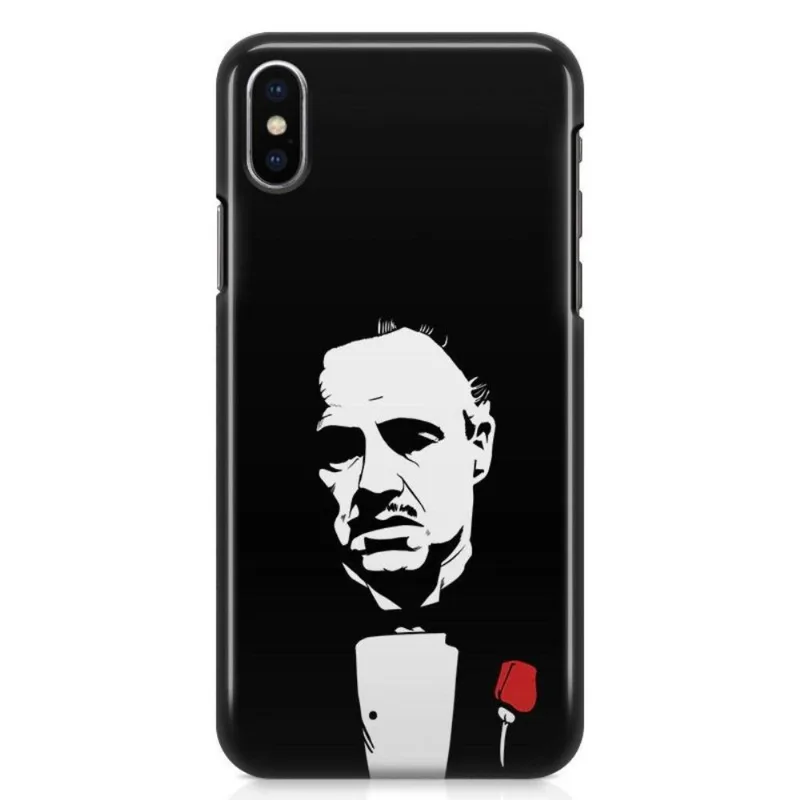 Kit Capa iPhone X - O Poderoso Chefão + Pel Vidro BD1