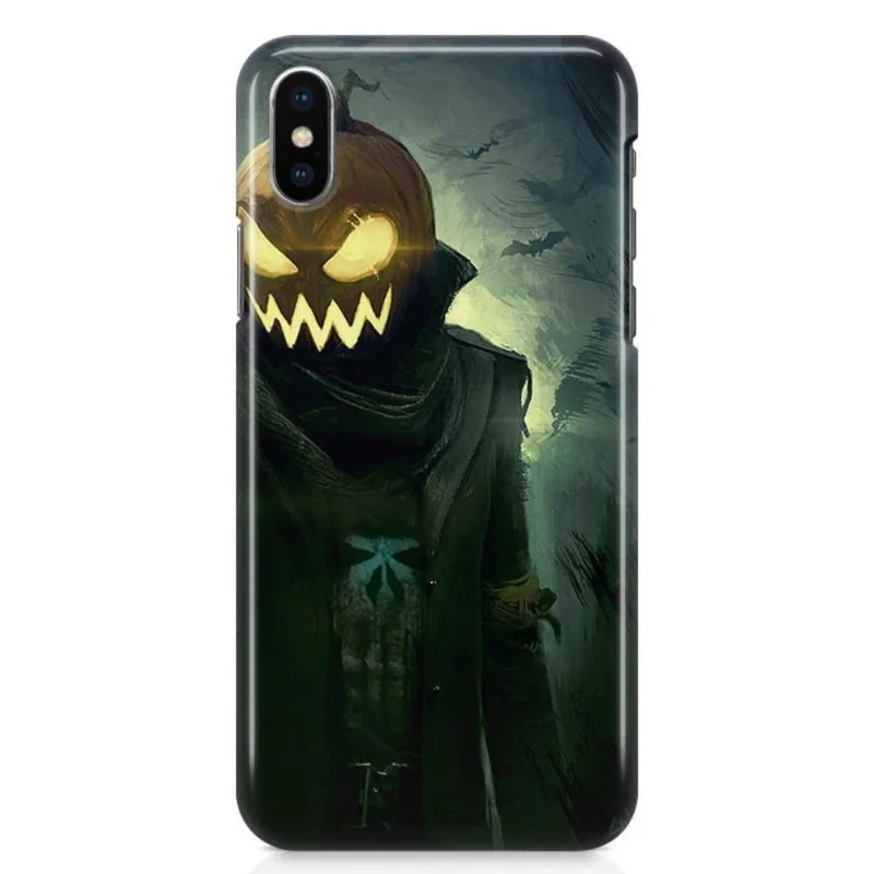Kit Capa iPhone X - Halloween + Pel Vidro BD2