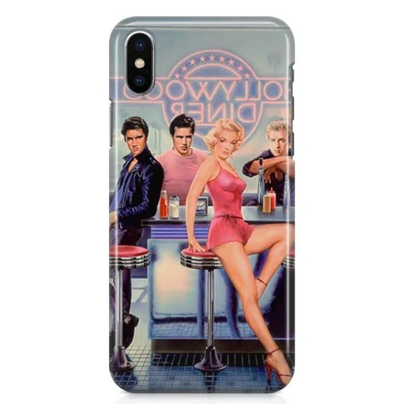 Kit Capa iPhone X - Hollywood + Pel Vidro BD1