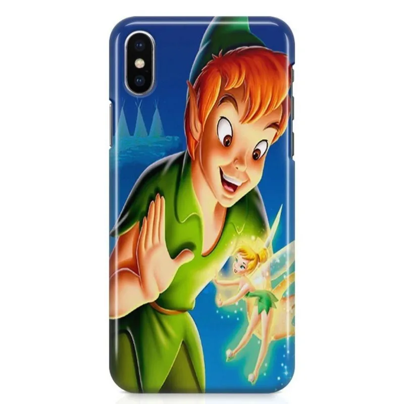 Kit Capa iPhone X - Peter Pan + Pel Vidro BD1