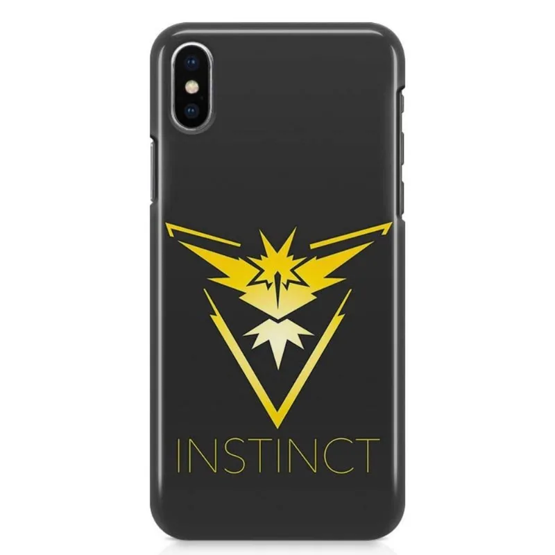 Kit Capa iPhone X - Pokemon Instinct Pokemon + Pel Vidro BD1