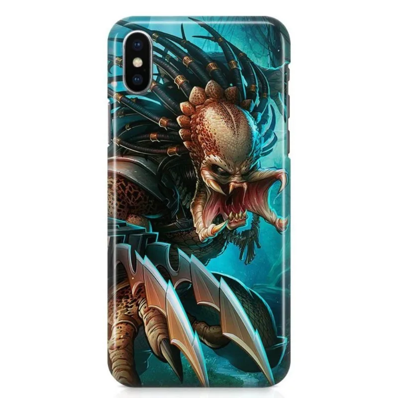 Kit Capa iPhone X - Predador + Pel Vidro BD1