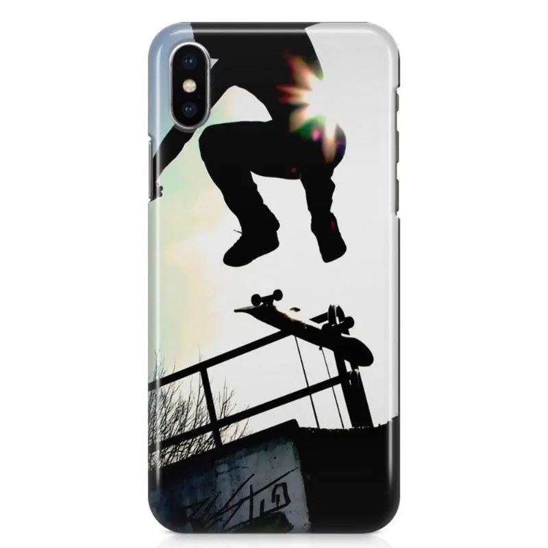 Kit Capa iPhone X - Skate + Pel Vidro BD1