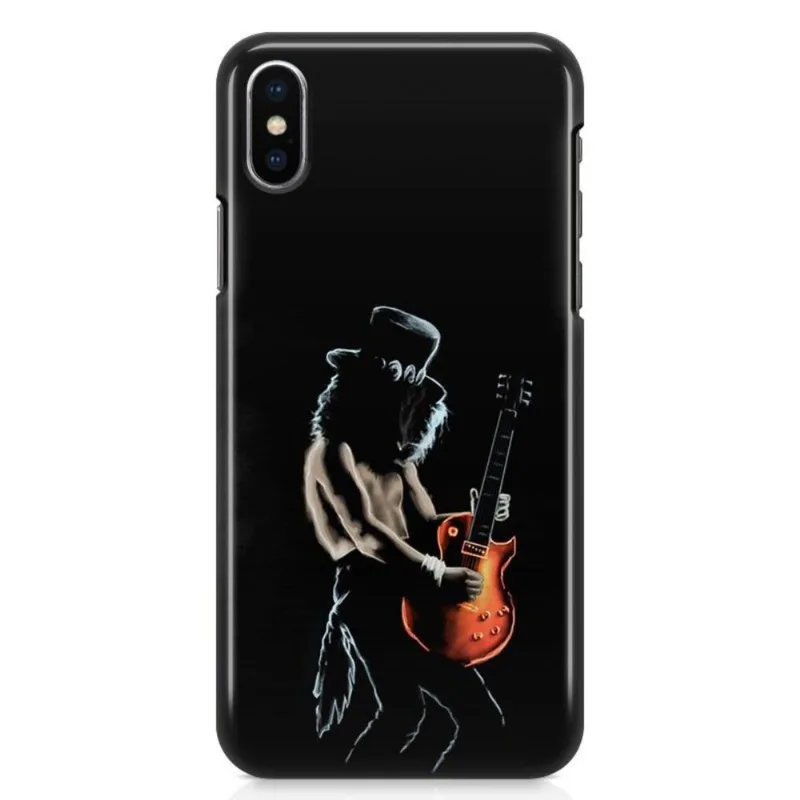 Kit Capa iPhone X - Slash Guns n' Roses + Pel Vidro BD2