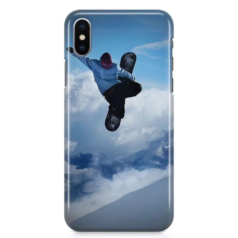 Kit Capa iPhone X - Snowboard + Pel Vidro BD1
