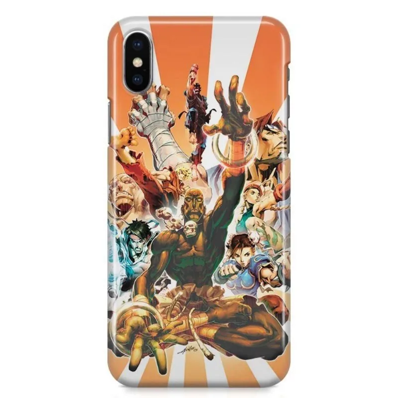 Kit Capa iPhone X - Street Fighter + Pel Vidro BD1