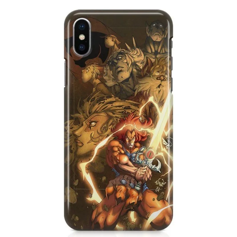 Kit Capa iPhone X - Thundercats + Pel Vidro BD1