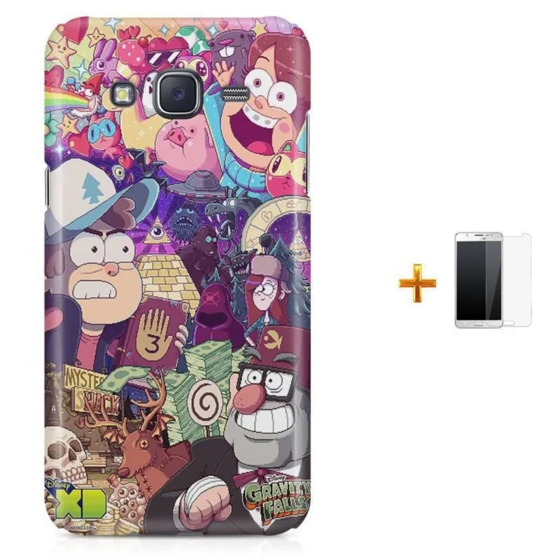 Kit Capa Galaxy J7 2016 Gravity Falls + Pel (BD31)