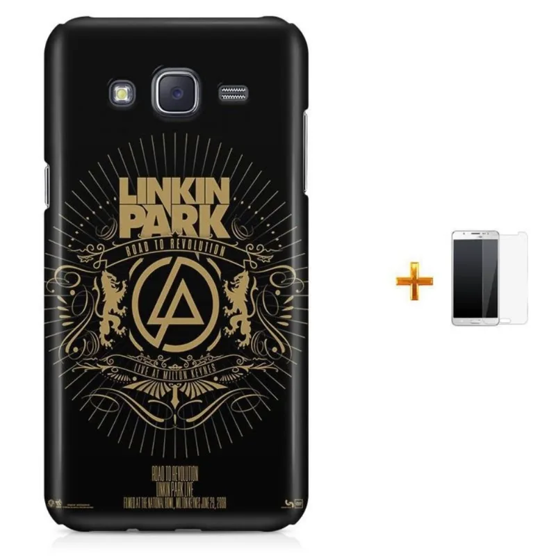 Kit Capa Galaxy J7 2016 Linkin Park + Pel (BD30)