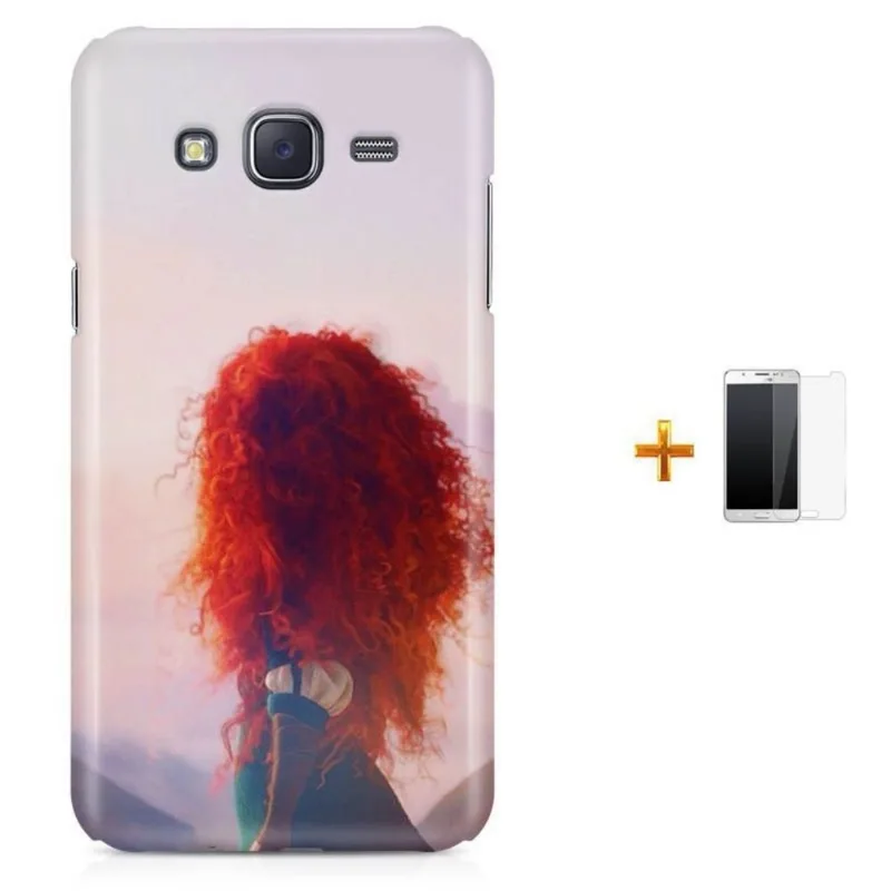 Kit Capa Galaxy J7 2016 Princesa Merida Valente + Pel