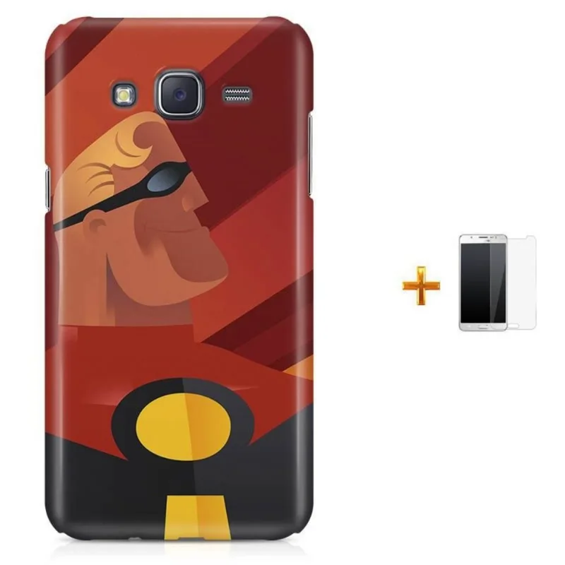 Kit Capa Galaxy J7 2016 Os Incríveis Senhor Incrível + Pel
