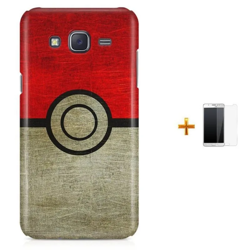 Kit Capa Galaxy J7 2016 Pokébola Pokéball + Pel (BD30)