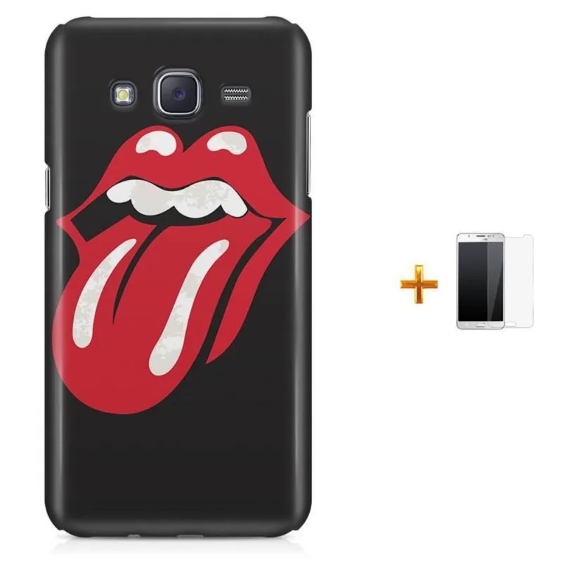 Kit Capa Galaxy J7 2016 Rolling Stones + Pel (BD30)