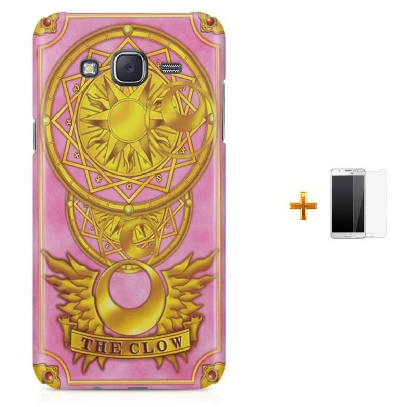 Kit Capa Galaxy J7 2016 Sakura Card Captors + Pel (BD30)
