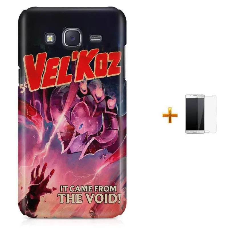 Kit Capa Galaxy J7 2016 Vel?Koz League of Legends + Pel