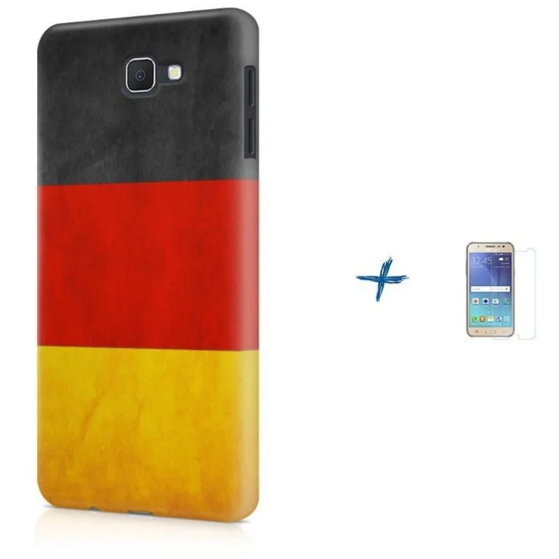 Kit Capa Galaxy J7 Prime Simbolo do Direito Balança + Pel