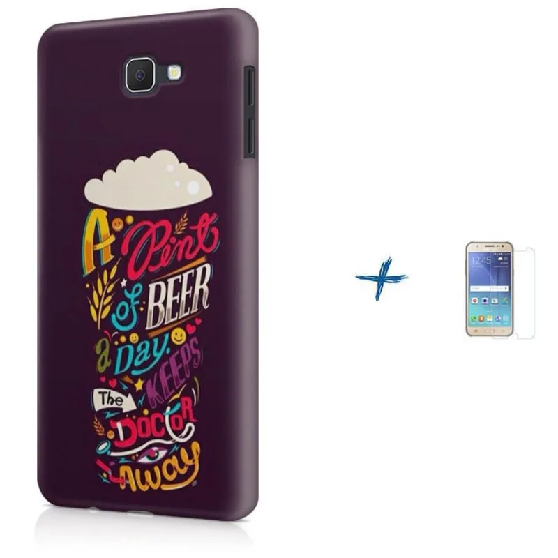 Kit Capa Galaxy J7 Prime Beer Cerveja + Pel (BD30)