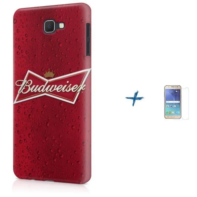 Kit Capa Galaxy J7 Prime Budweiser Beer + Pel (BD30)
