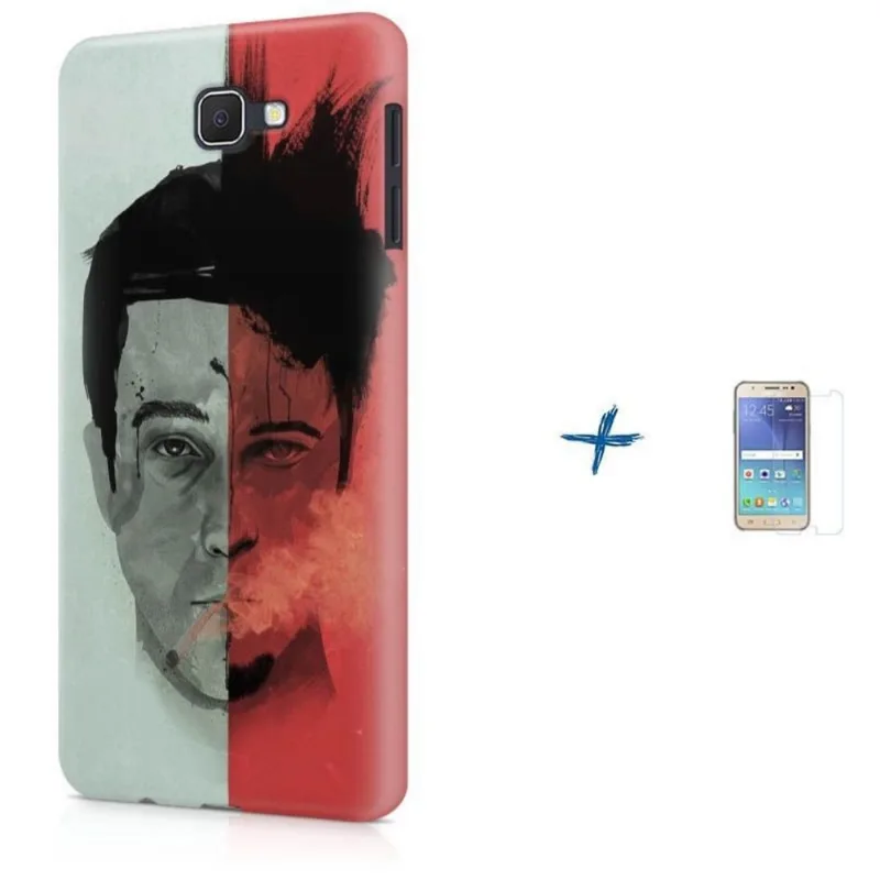 Kit Capa Galaxy J7 Prime Clube da Luta + Pel (BD30)