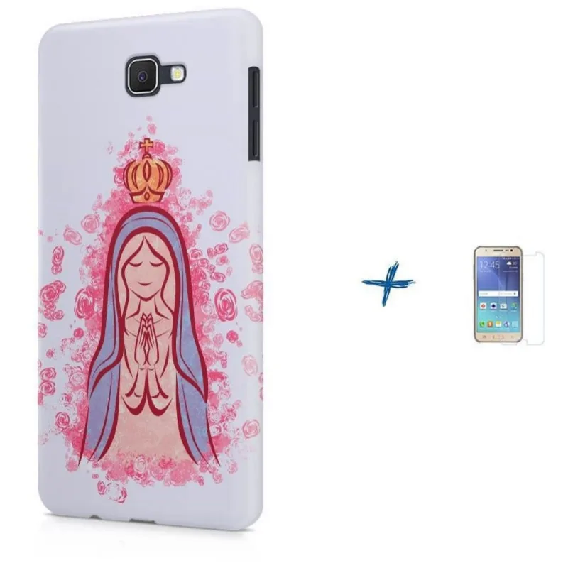 Kit Capa Galaxy J7 Prime Nossa Senhora Aparecida + Pel