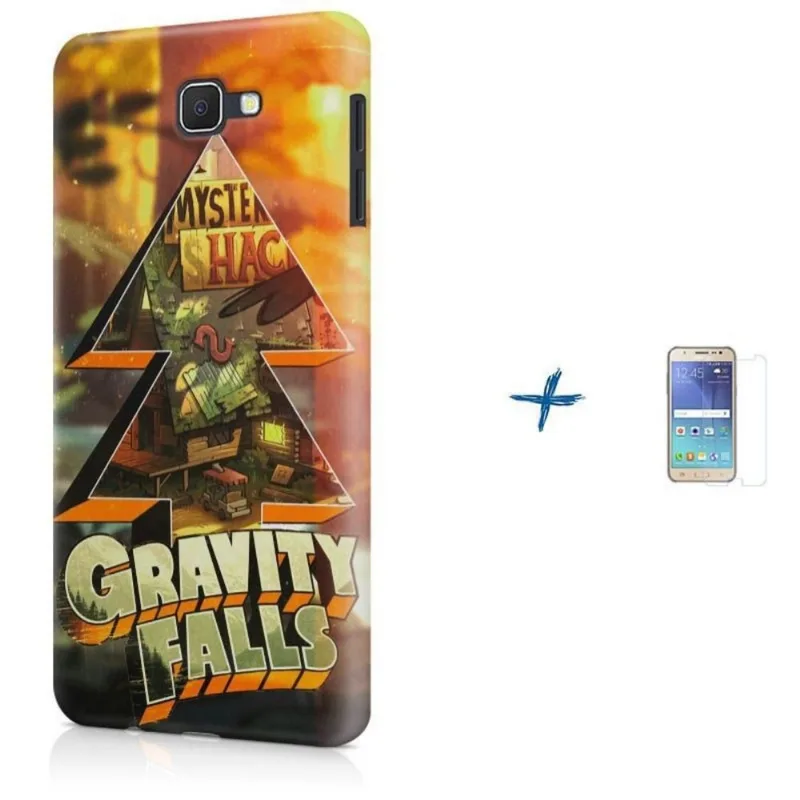 Kit Capa Galaxy J7 Prime Gravity Falls + Pel (BD30)