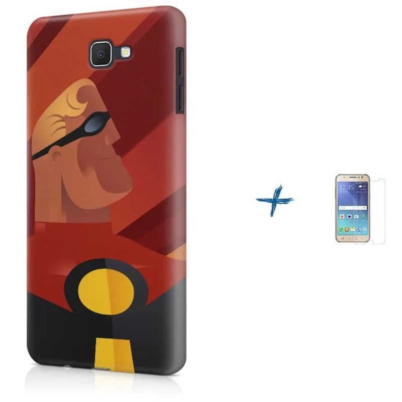 Kit Capa Galaxy J7 Prime Os Incríveis Senhor Incrível + Pel