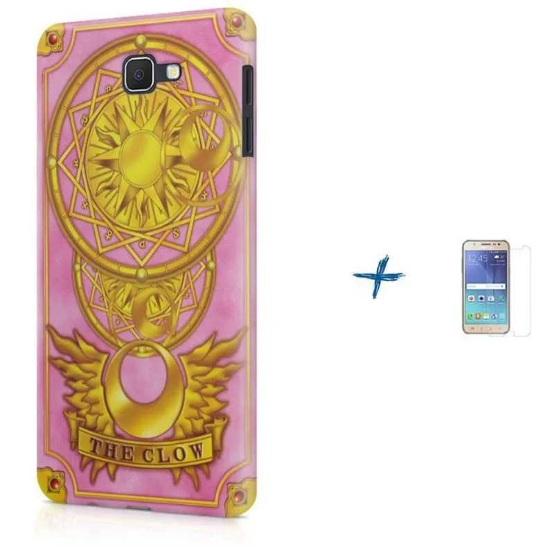 Kit Capa Galaxy J7 Prime Sakura Card Captors + Pel (BD30)