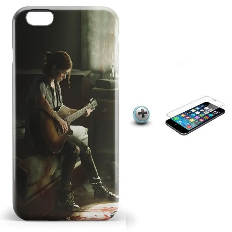 Kit Capa iPhone 6/6S The Last of Us 2 + Pel Vidro (BD30)