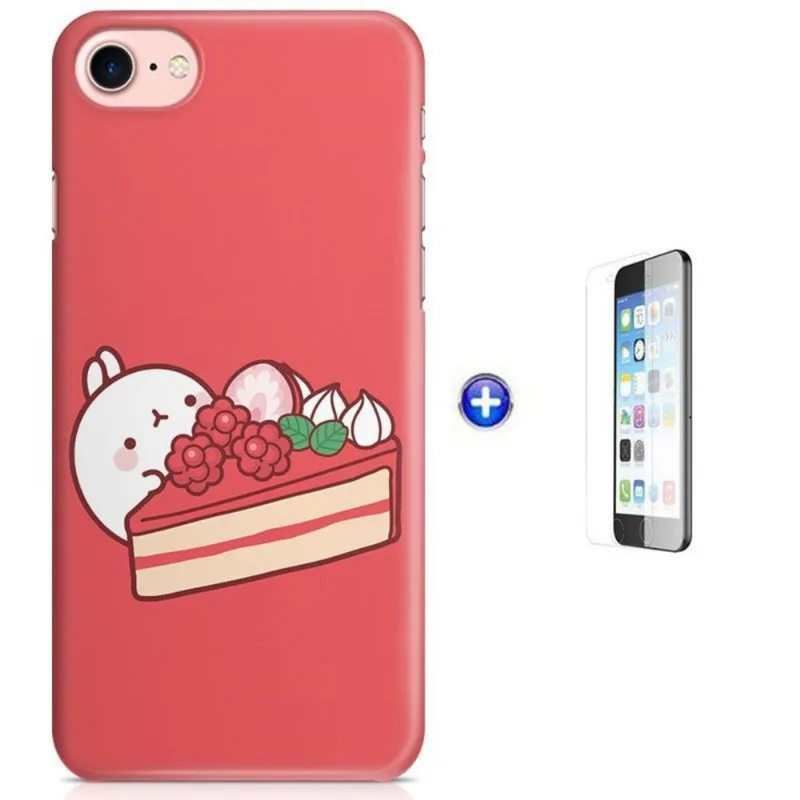 Kit Capa iPhone 7 - 4,7' Bolo + Pel Vidro (BD50)