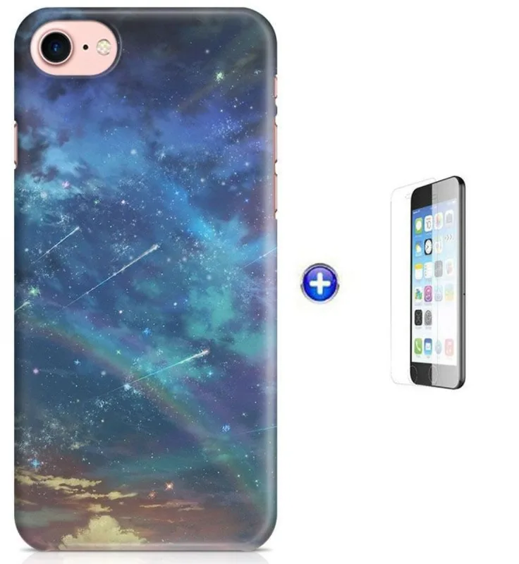 Kit Capa iPhone 7 - 4,7' Cosmico + Pel Vidro (BD50)