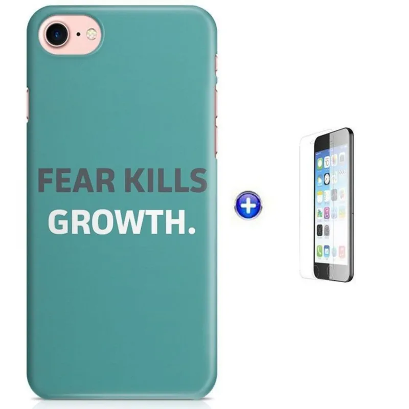 Kit Capa iPhone 7 - 4,7' O Medo mata + Pel Vidro (BD50)