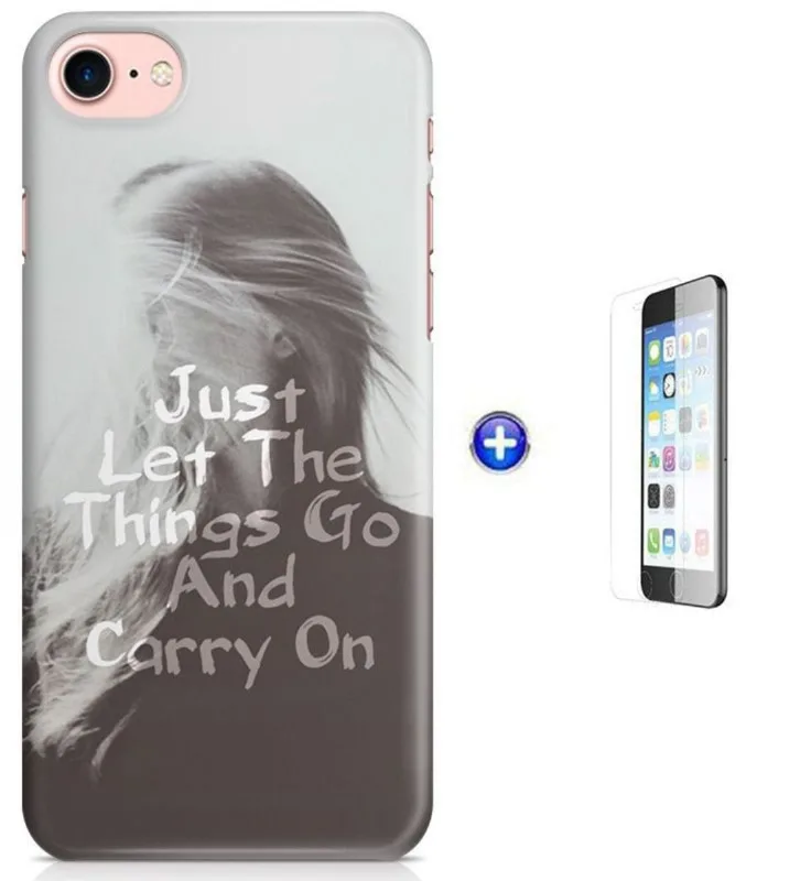 Kit Capa iPhone 7 - 4,7' Carry On + Pel Vidro (BD50)