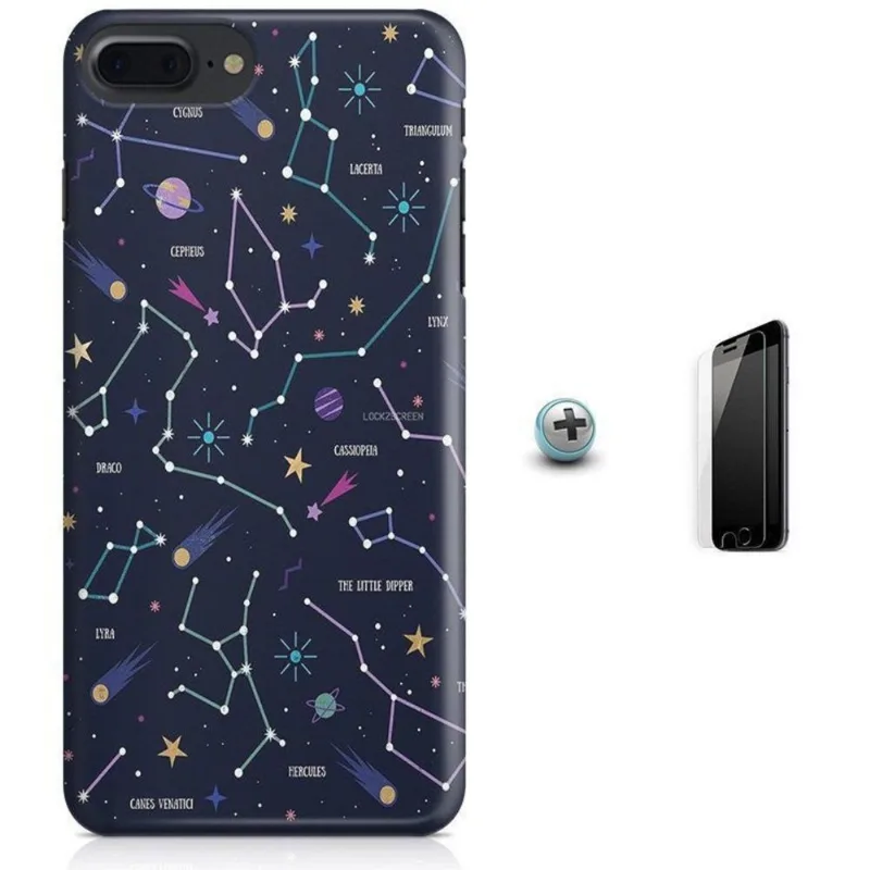Kit Capa iPhone 7 Plus - Conteudo Explicito+Pel Vidro (BD50)