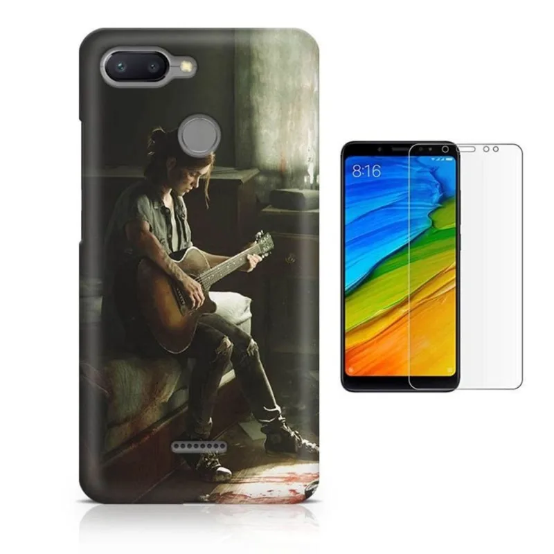Kit Capa Xiaomi Redmi 6 The Last of Us + Pel (BD01)