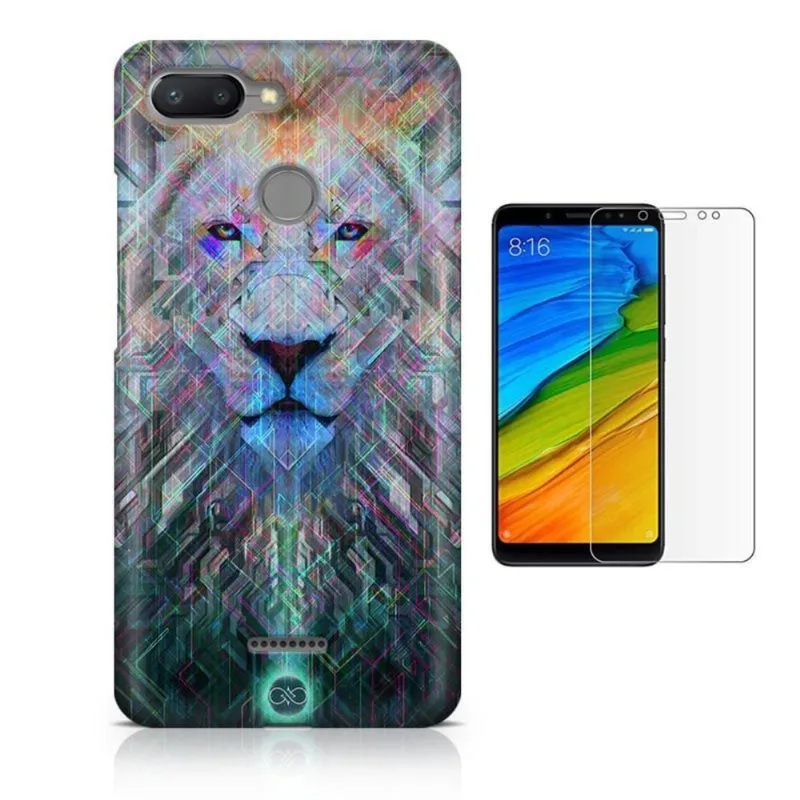 Kit Capa Xiaomi Redmi 6 Lion + Pel (BD01)