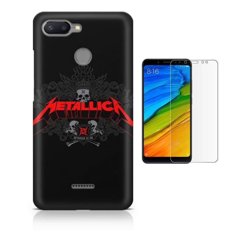 Kit Capa Xiaomi Redmi 6 Metallica + Pel (BD01)