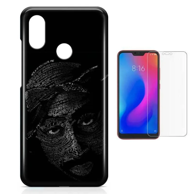 Kit Capa Xiaomi Mi 8/ Mi 8 Pro Tupac + Pel (BD01)
