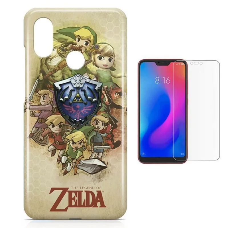 Kit Capa Case TPU Xiaomi Mi 8/ Mi 8 Pro The Legend of Zelda Link (BD02)