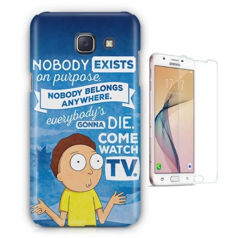 Kit Capa Galaxy J5 Prime Rick and Morty + Pel (BD02)