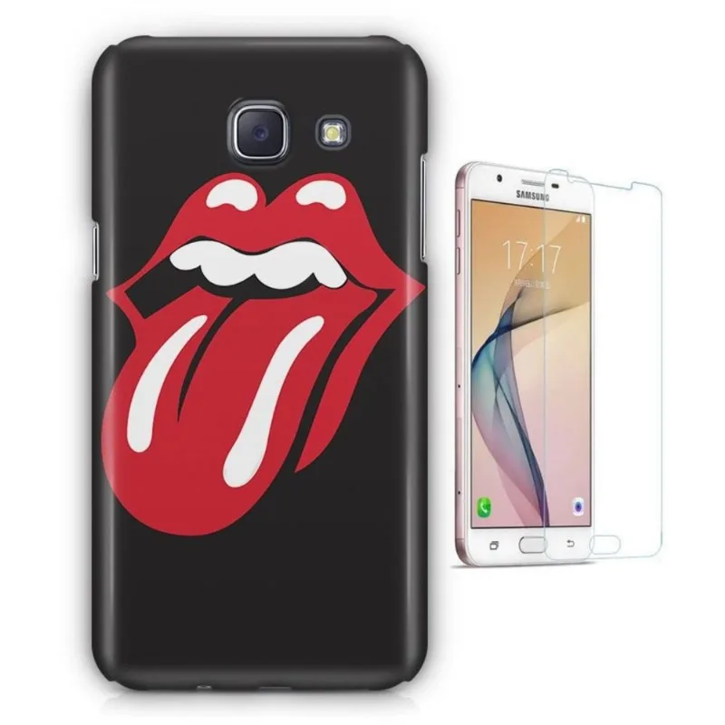Kit Capa Galaxy J5 Prime Rolling Stones + Pel (BD01)