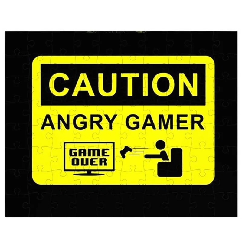 Quebra-Cabeça Personalizado 90 Peças - 20 cm x 30 cm Gamer (BD60)