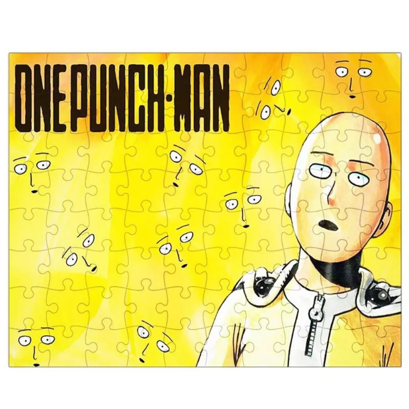 Quebra-Cabeça Personalizado 90 Peças - 20 cm x 30 cm One Punch Man (BD61)