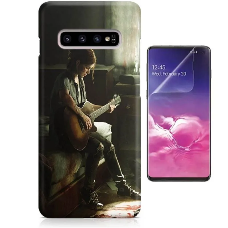 Kit Capa Case TPU Galaxy S10 The Last of Us + Pel Vidro (BD01)