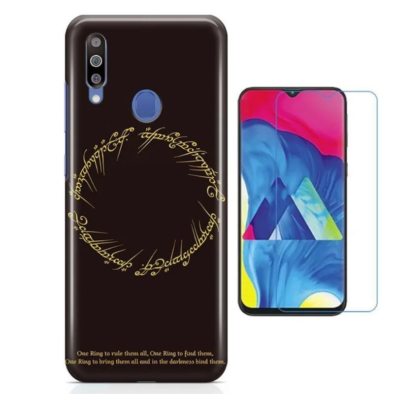 Kit Capa Galaxy M30 Senhor dos Anéis+ Pel Vidro B4