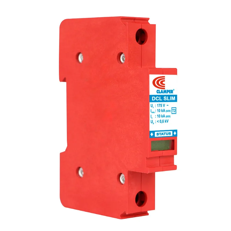 DPS CLAMPER DCL Slim Monopolar 10KA Classe II - Protetor contra surtos para quadros elétricos 175V - 004151